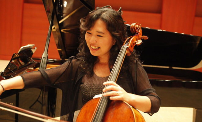 山崎伸子　チェロ・リサイタル Vol.1～10＋アンコール 山崎伸子 チェロ・リサイタル with 小菅優｜丘山万里子 |